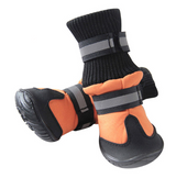 High Waist Large Dog Cotton Boots